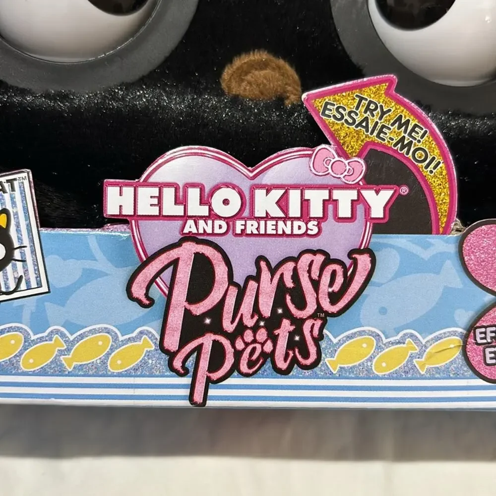 Hello Kitty purse pets Chococat style black cat midnight nwt and super cute